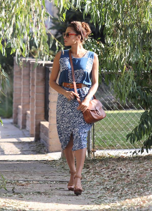 Eva Mendes - Running errands in West Hollywood - August 21, 2012