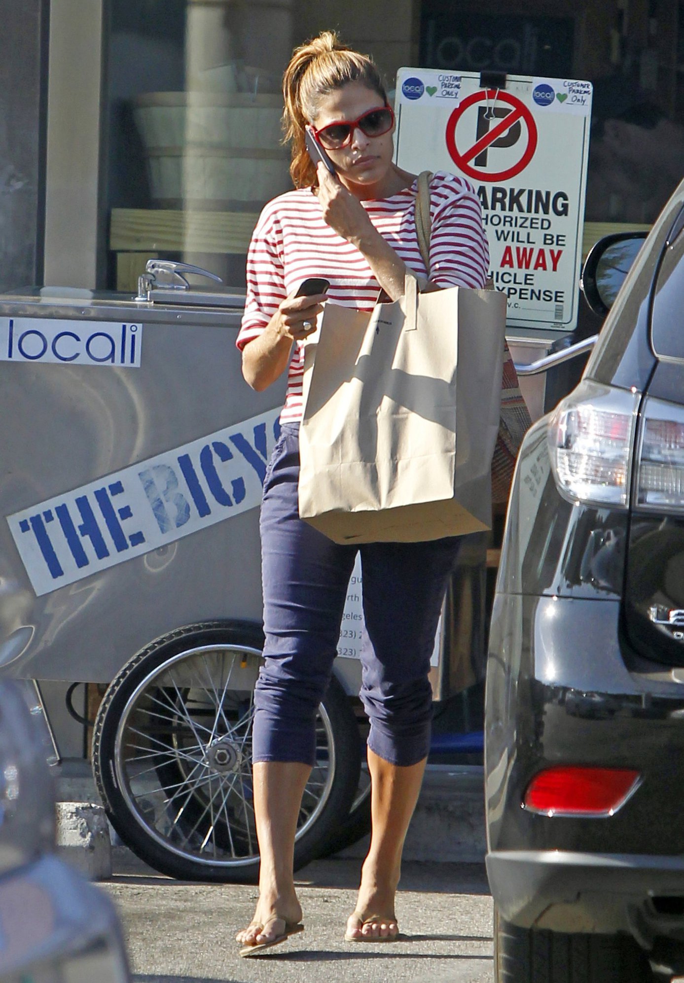 Eva Mendes shopping in LA on August 1, 2012