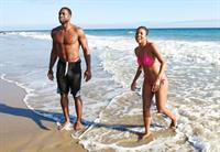 Gabrielle Union Enjoys a beach outing (September 21, 2013) 