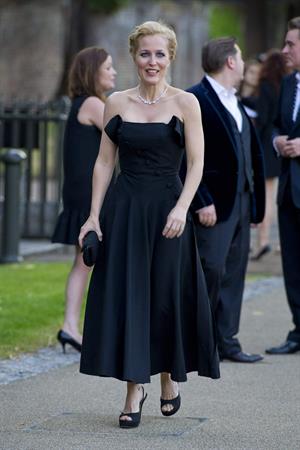 Gillian Anderson Fashion Rules Exhibition launch party in London July 4, 2013 