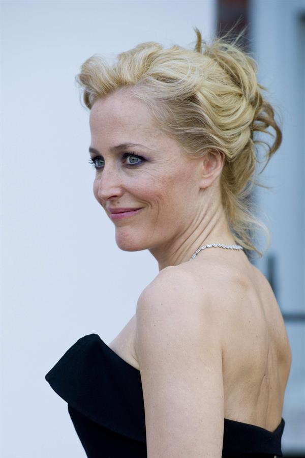 Gillian Anderson Fashion Rules Exhibition launch party in London July 4, 2013 