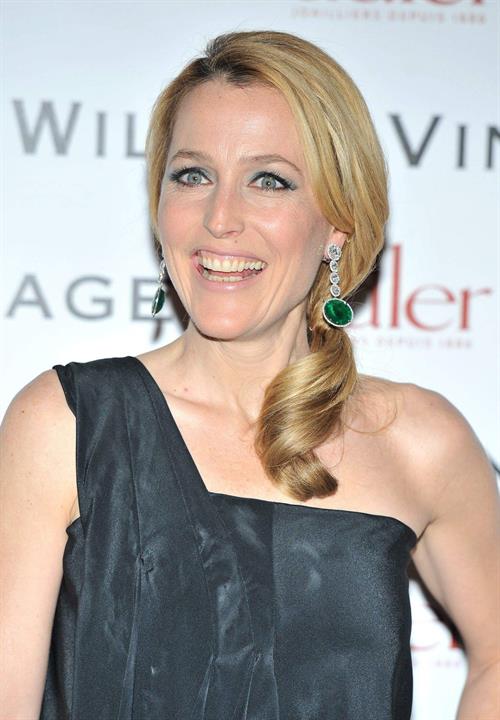 Gillian Anderson attends private dinner hosted by William Vintage February 8, 2013 in London 
