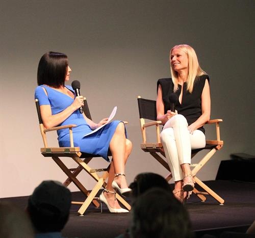 Gwyneth Paltrow attends 'Meet The Developer' at the Apple Store Soho in NY May 7, 2013 