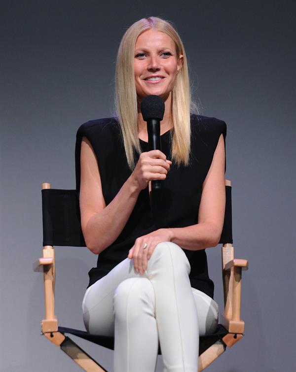 Gwyneth Paltrow attends 'Meet The Developer' at the Apple Store Soho in NY May 7, 2013 