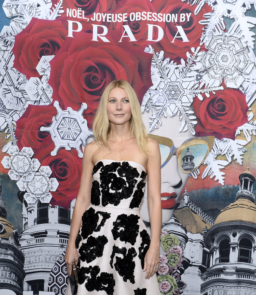 Gwyneth Paltrow Printemps Christmas Decorations Inauguration In Paris -- Nov. 7, 2013 