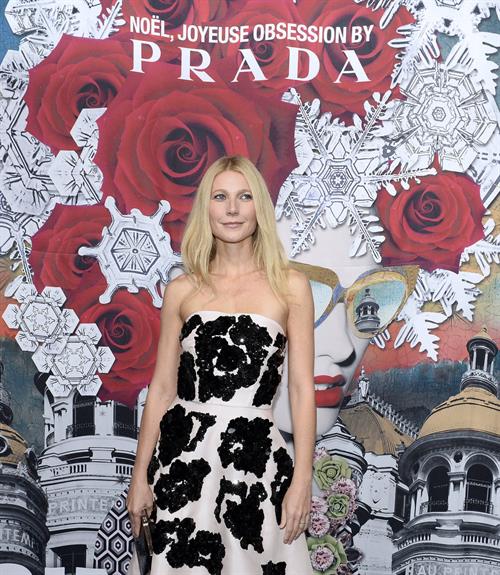 Gwyneth Paltrow Printemps Christmas Decorations Inauguration In Paris -- Nov. 7, 2013 