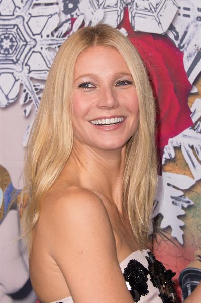 Gwyneth Paltrow Printemps Christmas Decorations Inauguration In Paris -- Nov. 7, 2013 