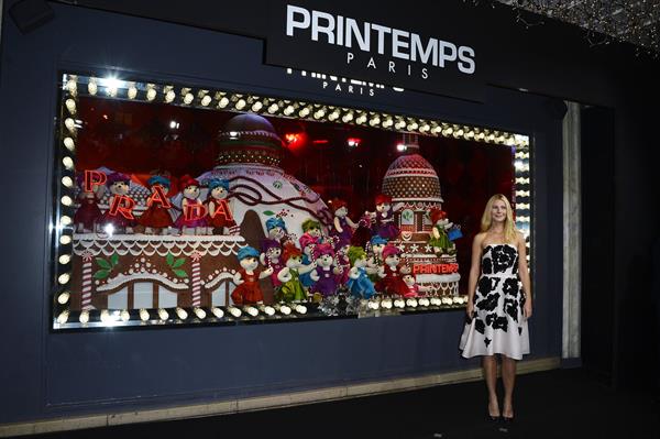 Gwyneth Paltrow Printemps Christmas Decorations Inauguration In Paris -- Nov. 7, 2013 