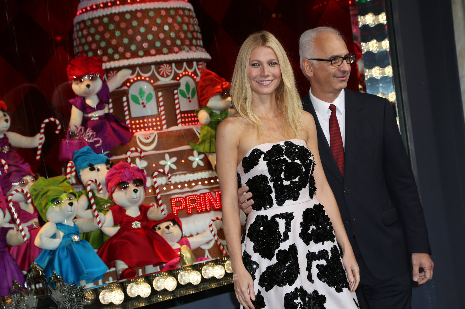 Gwyneth Paltrow Printemps Christmas Decorations Inauguration In Paris -- Nov. 7, 2013 