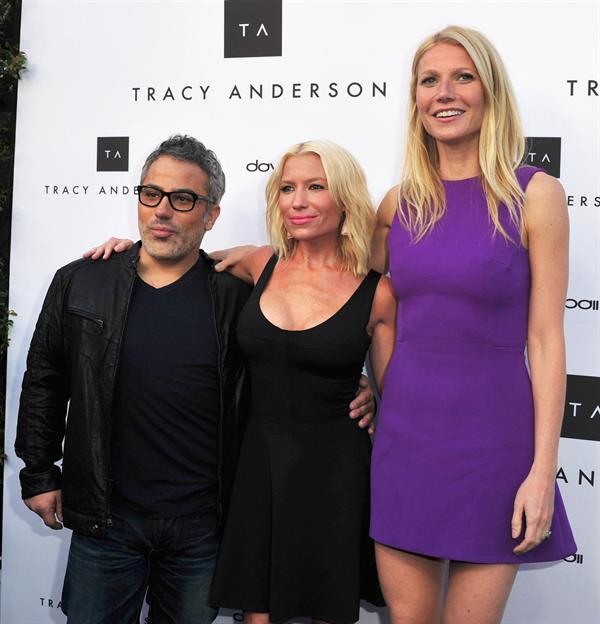 Gwyneth Paltrow Tracy Anderson flagship studio opening in Brentwood 4/4/13 