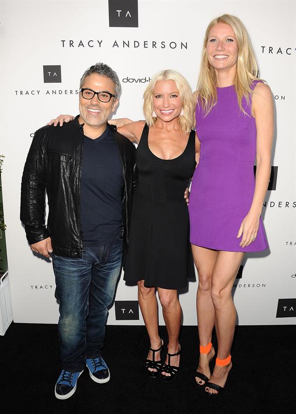 Gwyneth Paltrow Tracy Anderson flagship studio opening in Brentwood 4/4/13 