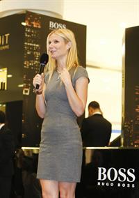 Gwyneth Paltrow makes an in store appearance for Boss Nuit at Paris Gallery, Dubai Mall on December 5, 2012 