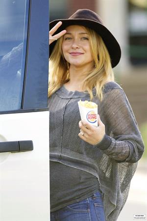 Hayden Panettiere in Los Angeles 10/21/13