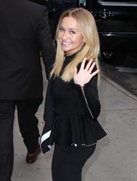 Hayden Panettiere at Good America in New York on October 9, 2013