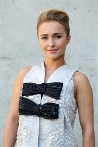 Hayden Panettiere Giorgio Armani show during Milan Menswear Fashion Week Spring Summer 2014 in Milan on June 25, 2013