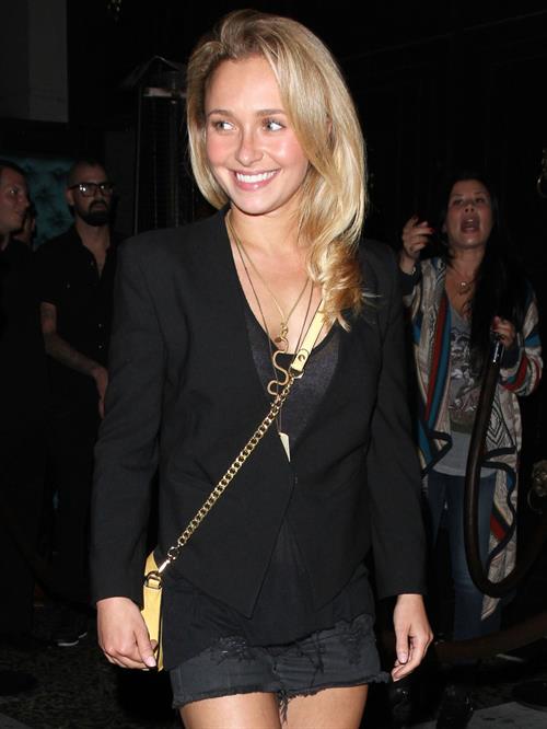 Hayden Panettiere leaving a Nightclub in Hollywood on July 26, 2013