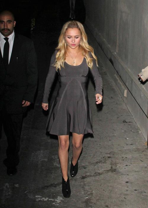 Hayden Panettiere leaving Jimmy Kimmel Live 11/7/12