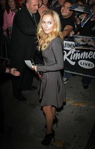Hayden Panettiere leaving Jimmy Kimmel Live 11/7/12