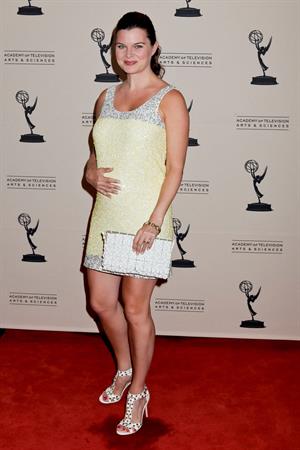 Heather Tom attends the 39th annual daytime Emmy Awards nominees reception at SLS Hotel on June 14, 2012 in Beverly Hills, California