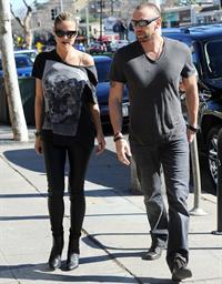 Heidi Klum Grocery shopping in Brentwood