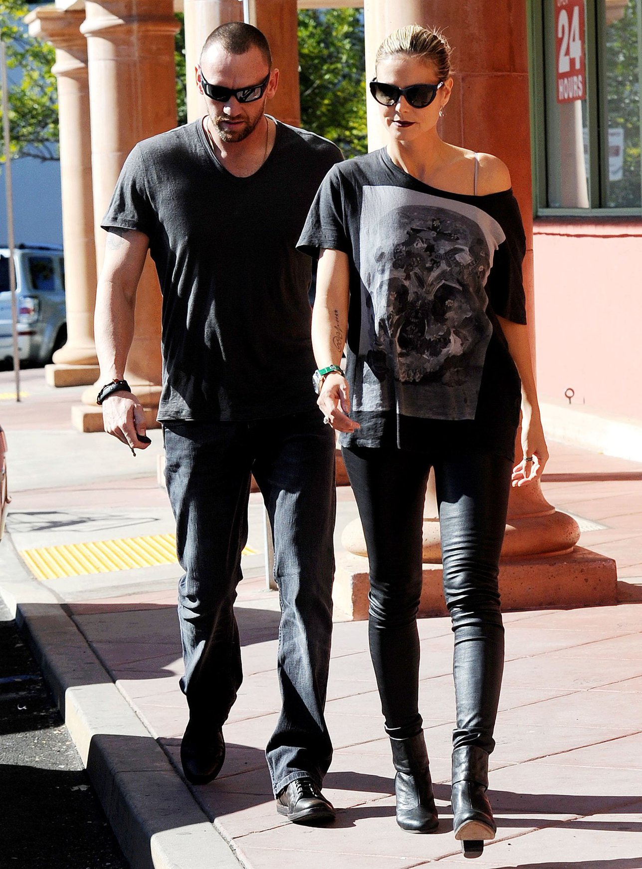 Heidi Klum Grocery shopping in Brentwood