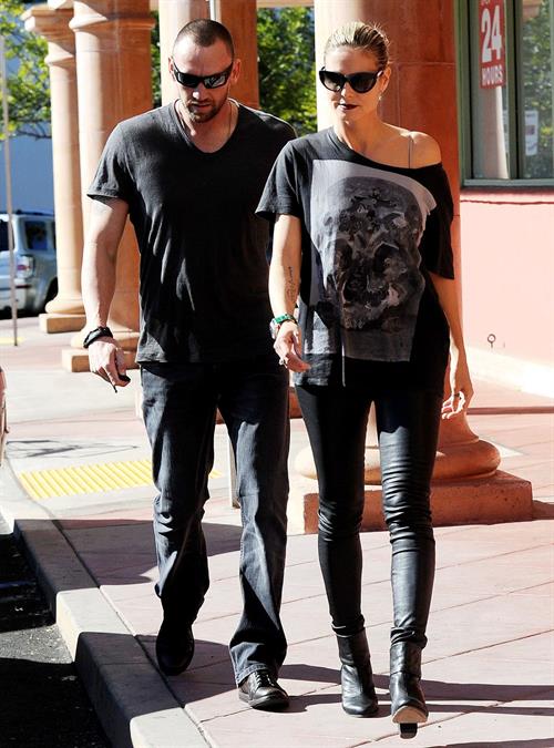 Heidi Klum Grocery shopping in Brentwood