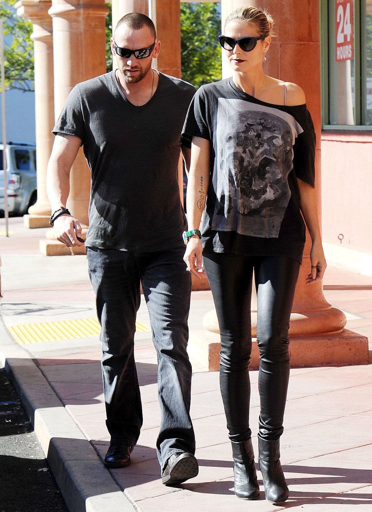 Heidi Klum Grocery shopping in Brentwood