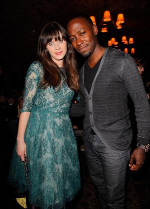 Zooey Deschanel Celebrates Glamour Cover Girl in West Hollywood January 28, 2013