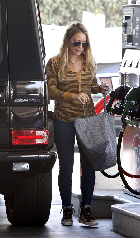 Hilary Duff in Los Angeles 10/27/13  