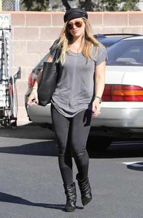 Hilary Duff candids in Santa Monica 11/1/13  