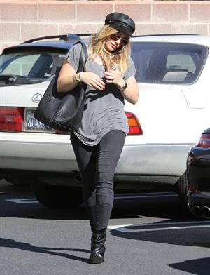 Hilary Duff candids in Santa Monica 11/1/13  