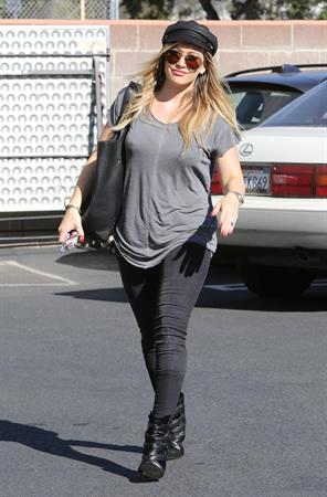 Hilary Duff candids in Santa Monica 11/1/13  