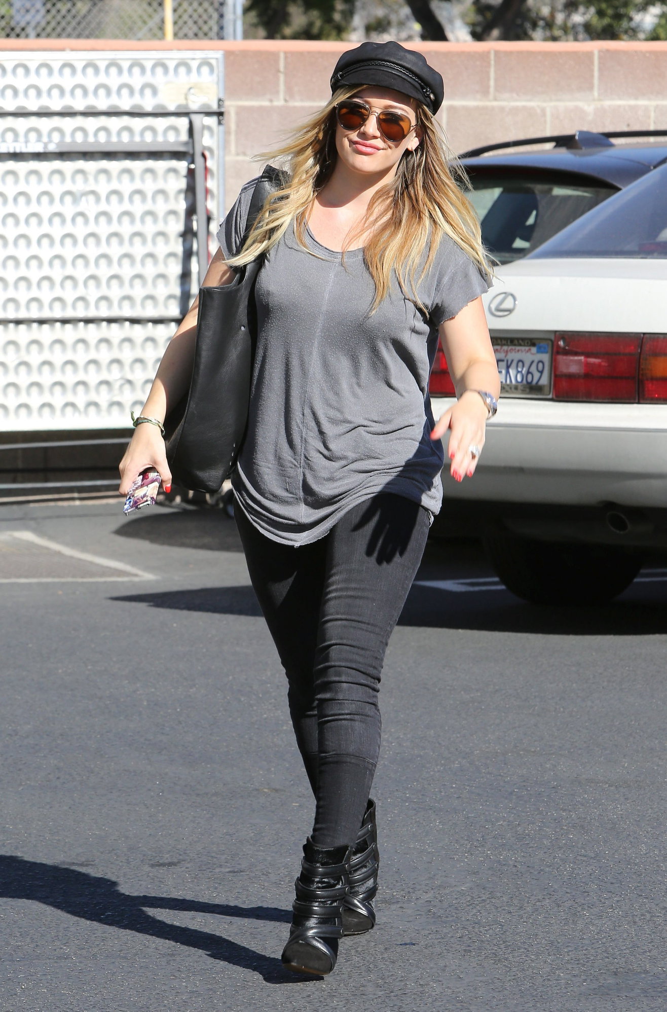 Hilary Duff candids in Santa Monica 11/1/13  