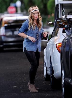 Hilary Duff - Toluca Lake in LA 10/31/13  
