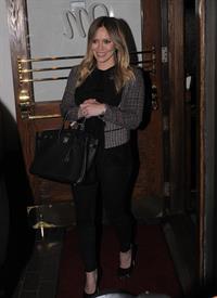 Hilary Duff - Night out in Los Angeles on January 26, 2013