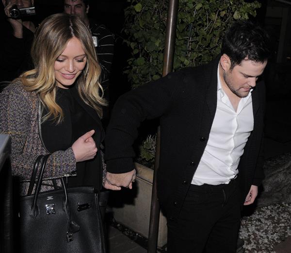 Hilary Duff - Night out in Los Angeles on January 26, 2013