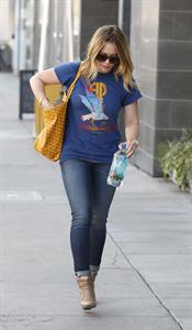 Hilary Duff out and about in Los Angeles 1/8/13 