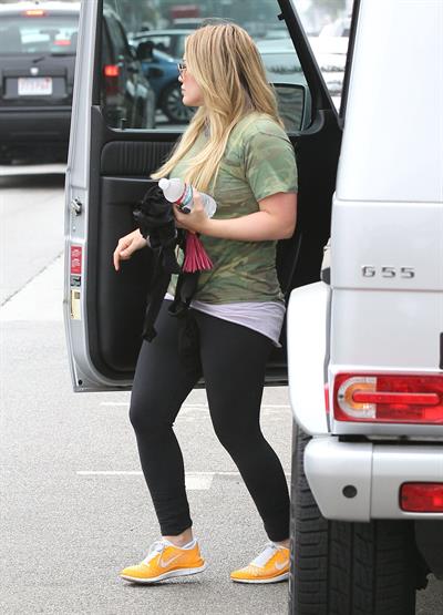 Hilary Duff in Hollywood - August 23, 2012