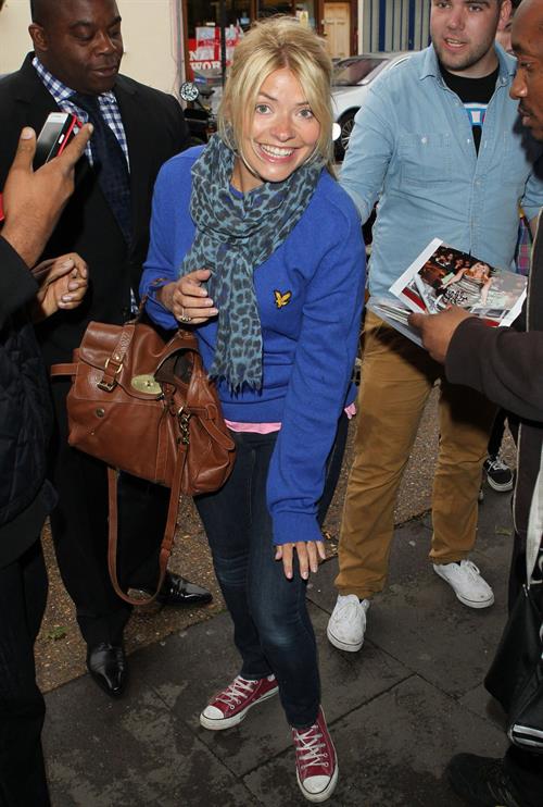 Holly Willoughby at Celeb Juice - August 29, 2012