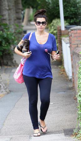 Imogen Thomas walking in London - August 28, 2012