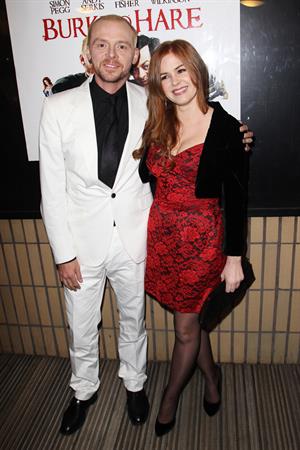 Isla Fisher Burke and Hare world premiere in London on October 25, 2010