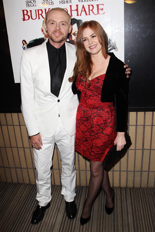 Isla Fisher Burke and Hare world premiere in London on October 25, 2010