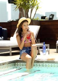 Jamie Chung SKYY Vodka American Beauty Bottle and Bikini Photoshoot, June 18, 2013 