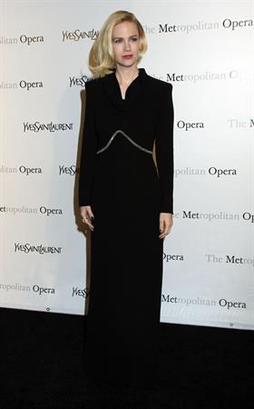 January Jones Metropolitan Opera Gala Premiere of Manon in New York on March 26, 2012 