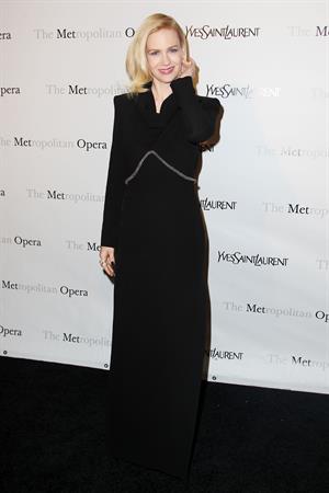 January Jones Metropolitan Opera Gala Premiere of Manon in New York on March 26, 2012 