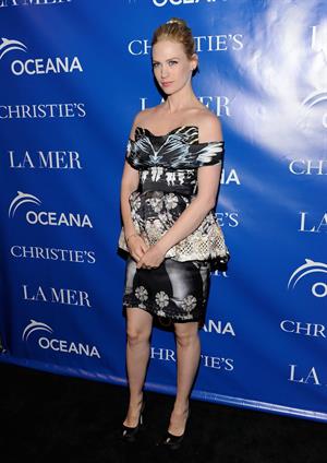 January Jones LA Revolution Bleue screening in New York City on May 5, 2012