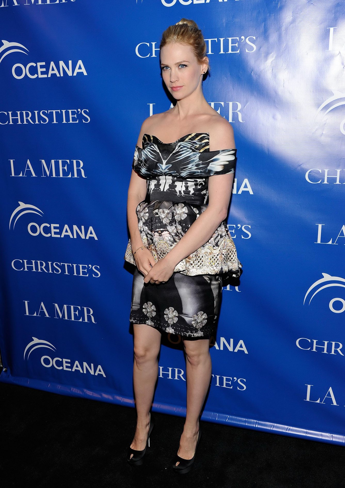 January Jones LA Revolution Bleue screening in New York City on May 5, 2012