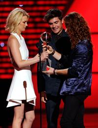 January Jones espy awards at Nokia Theatre in Los Angeles Live on July 14, 2010 