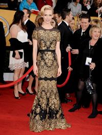 January Jones 17th annual Screen Actors Guild Awards on January 1, 2011