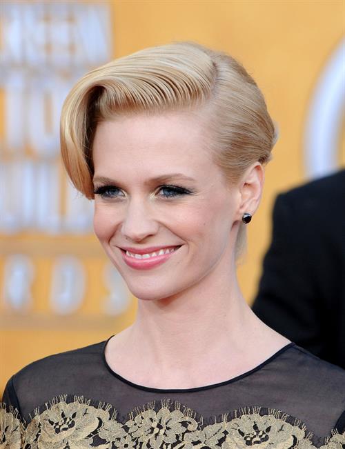 January Jones 17th annual Screen Actors Guild Awards on January 1, 2011